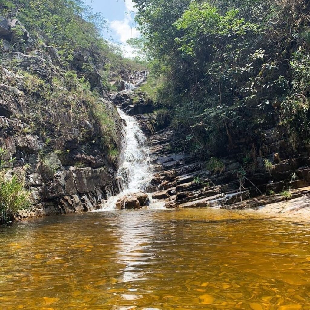 Cachoeiras da Fazenda da Pousada Orquídeas